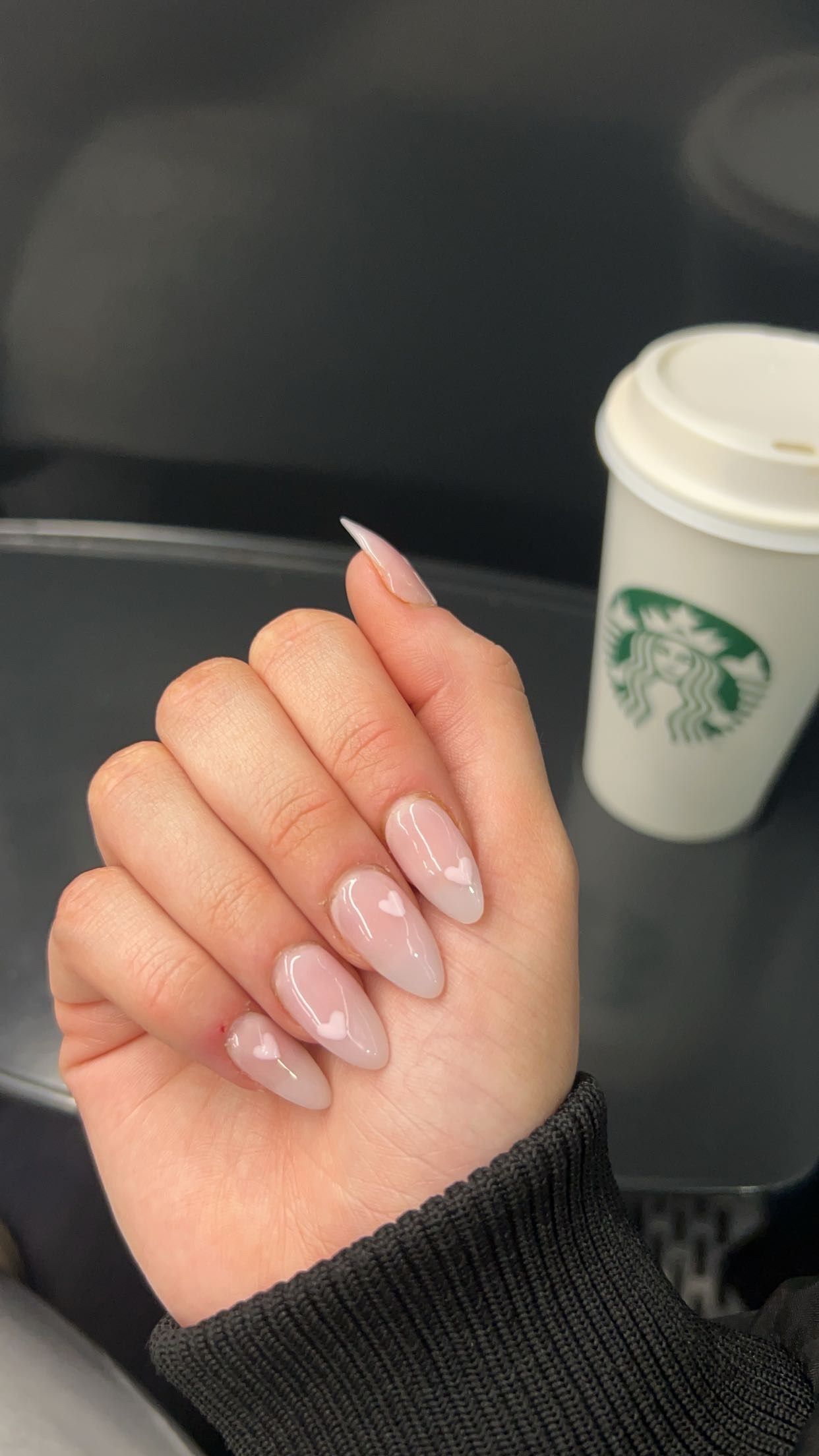 Milky almond gel full set